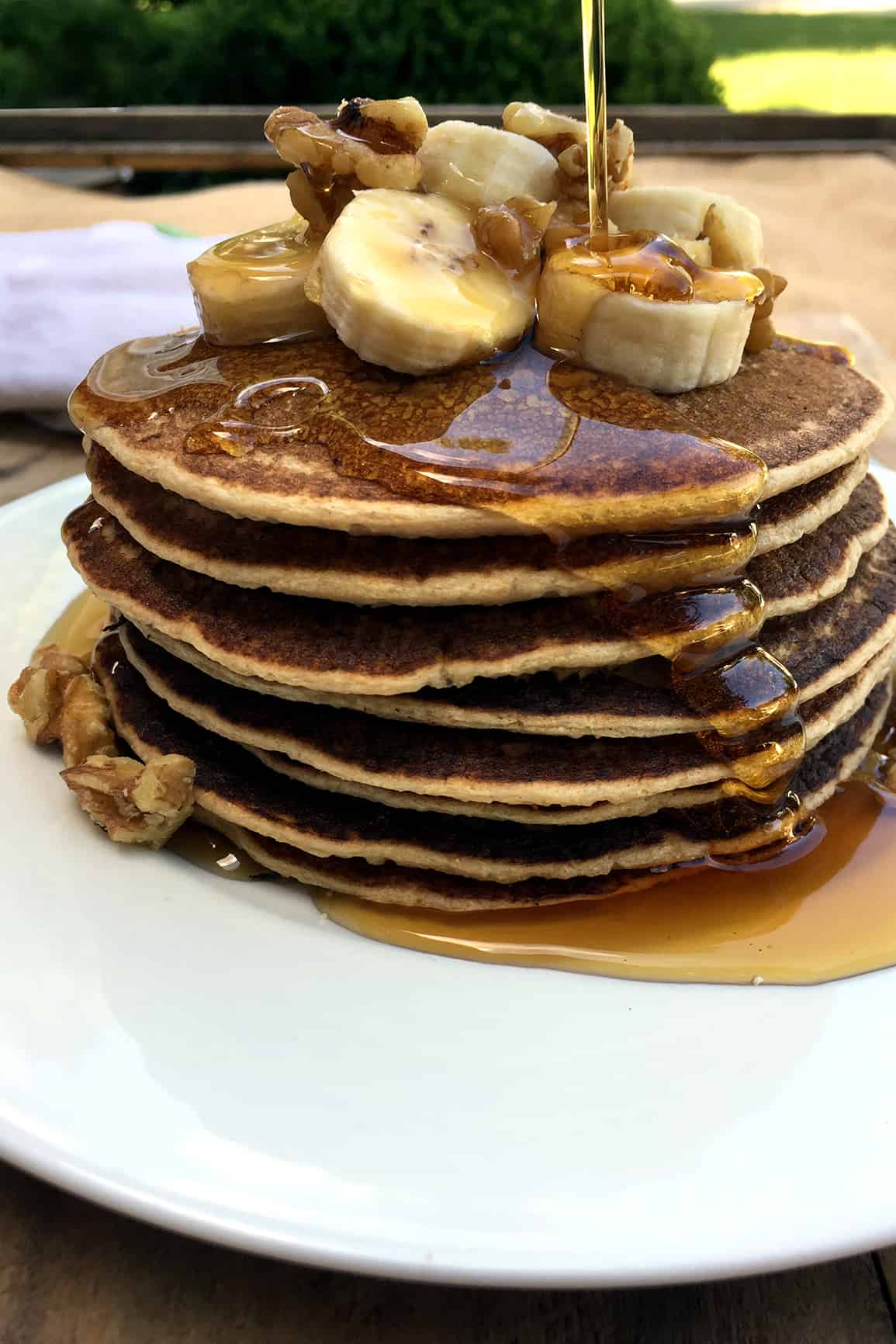 Five Ingredient Easy Vegan Pancakes | Shane & Simple