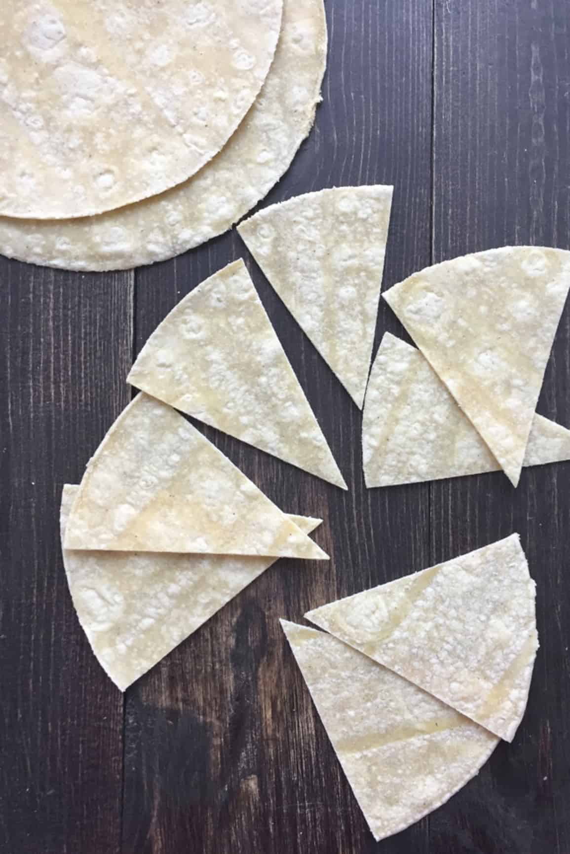 cómo hacer chips de tortilla caseros saludables