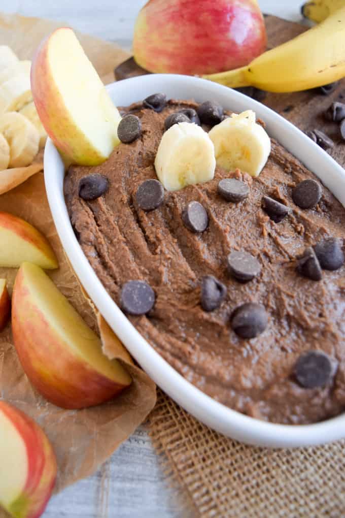 Chocolate Peanut Butter Hummus