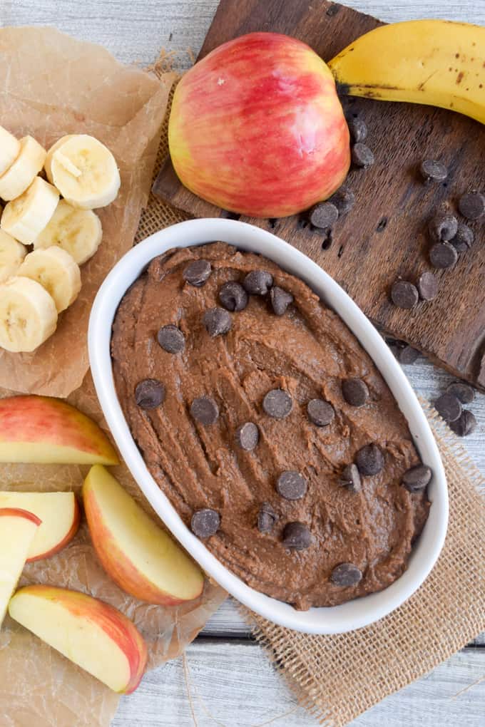 Chocolate Peanut Butter Hummus