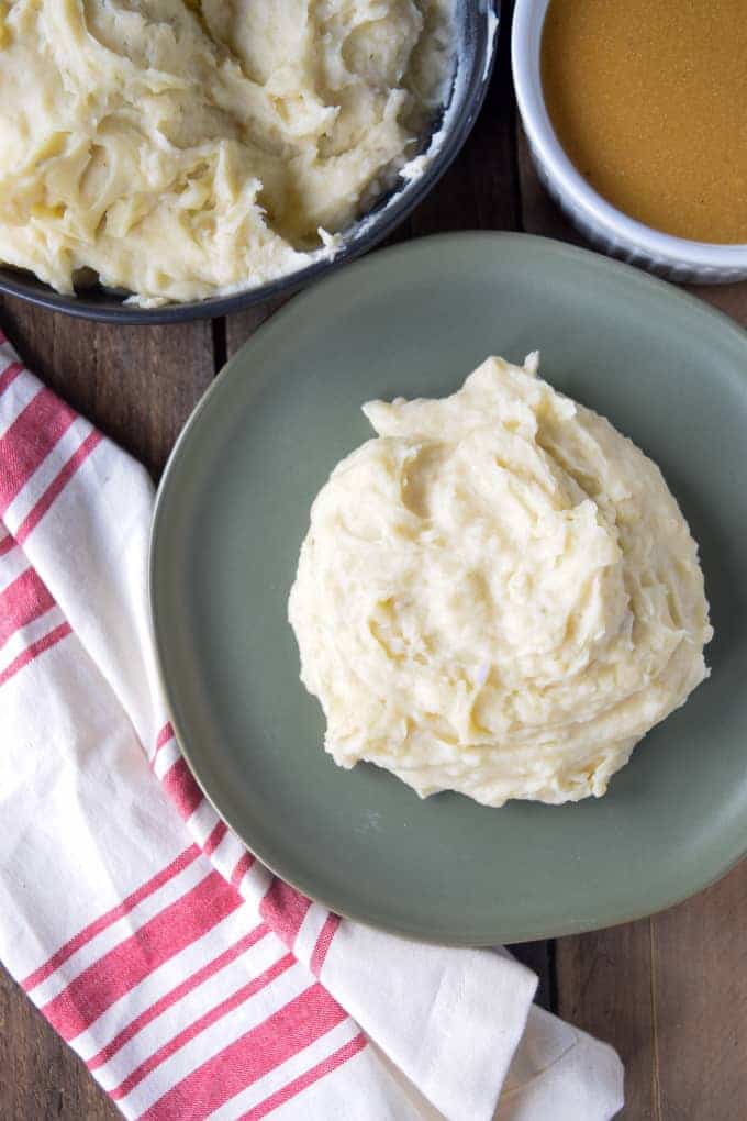 Real Creamy Homemade Vegan Mashed Potatoes