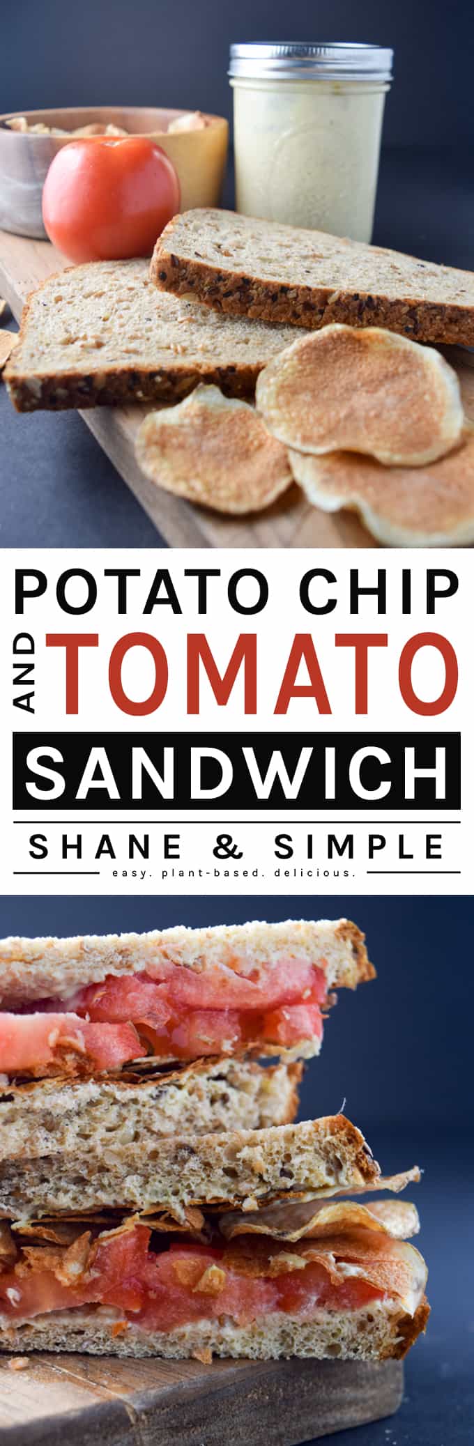 Potato Chip Tomato Sandwich