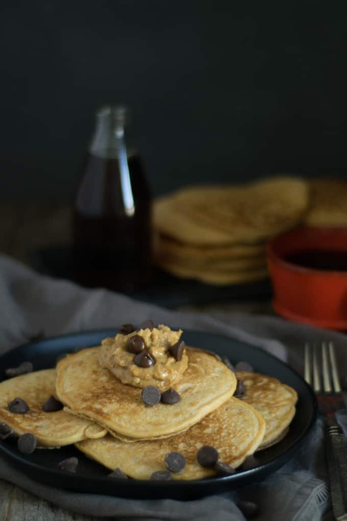 homemade peanut butter pancakes