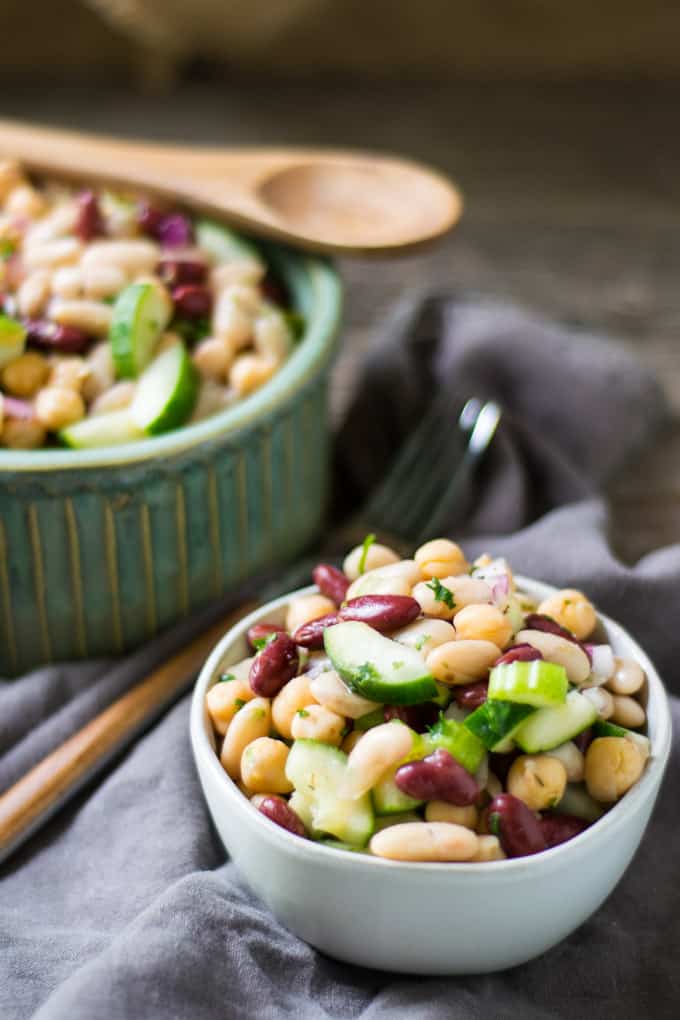 easy three bean salad