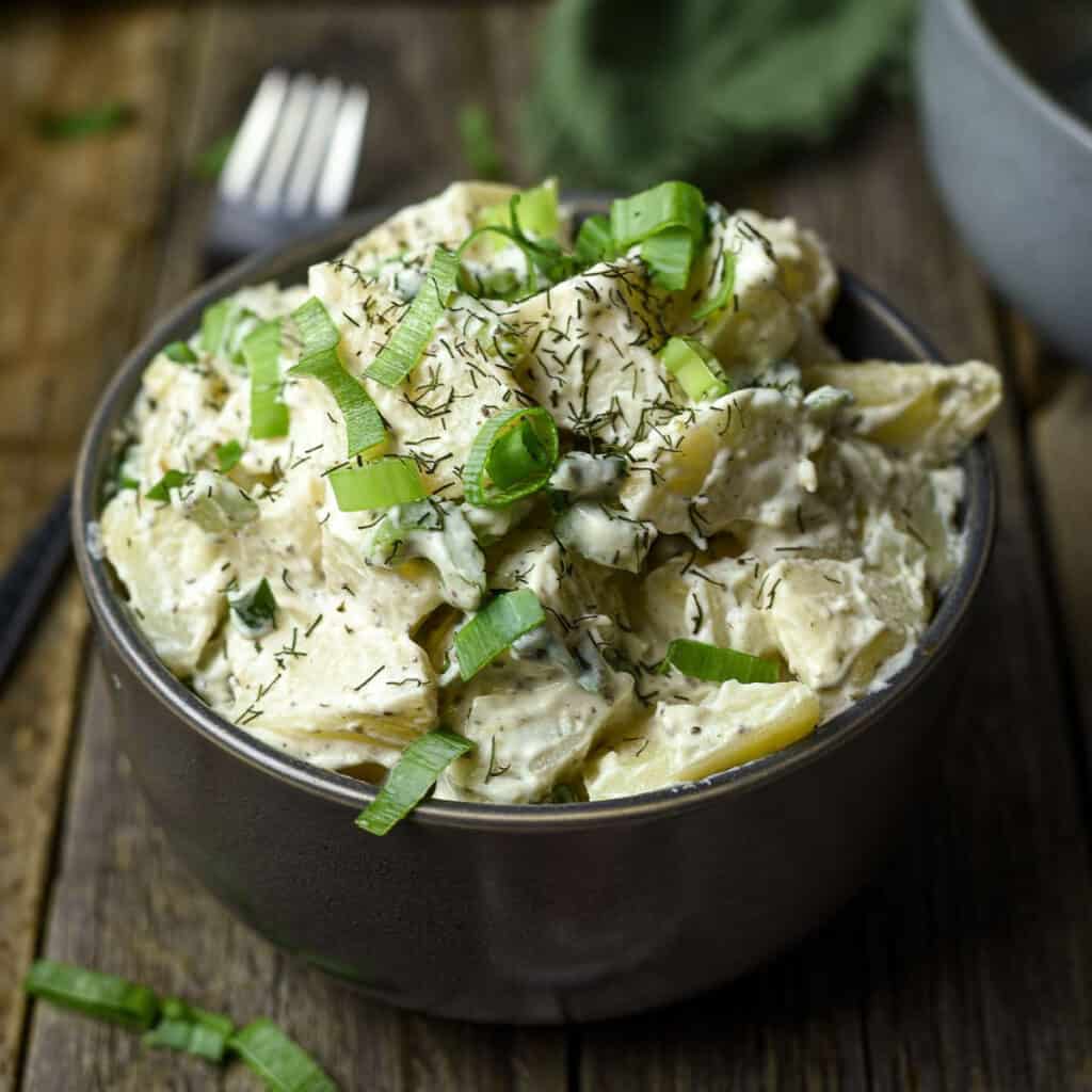 vegan creamy potato salad