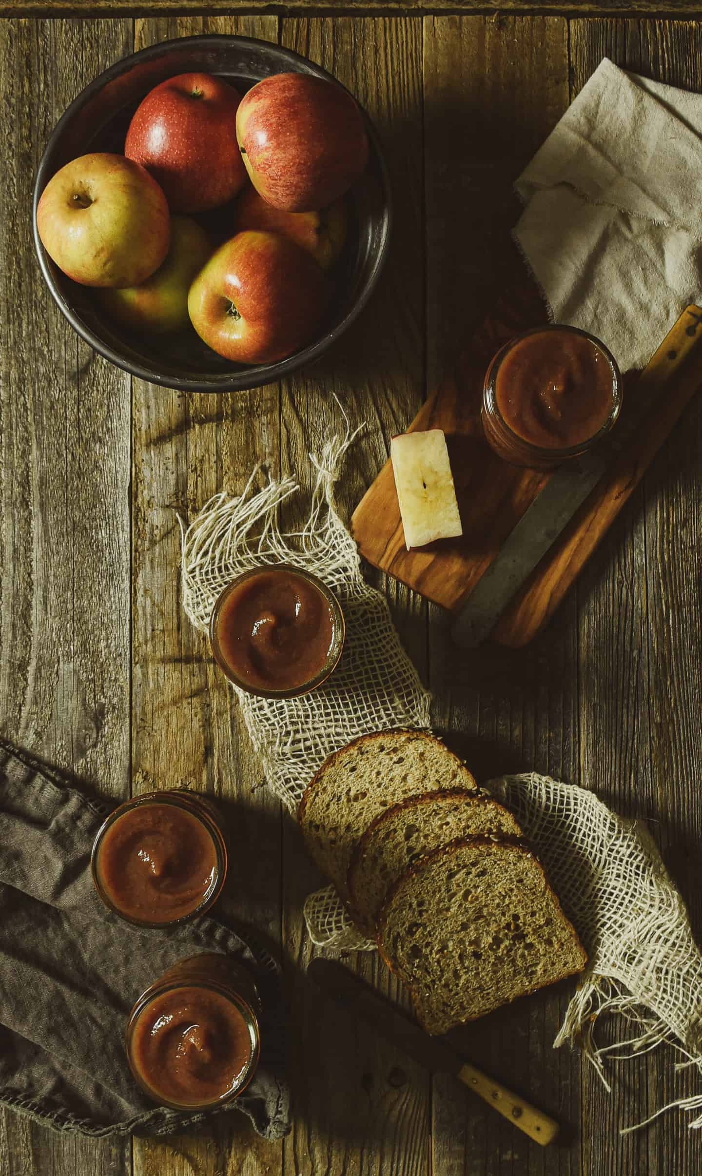 Instant Pot Apple Butter is so easy to make and ready in less than an hour using 5 simple ingredients. A deliciously warm spread, flavoring, or filling. You will never again want to buy apple butter at the store! 