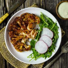 Blackened Roasted Cauliflower Steaks-image