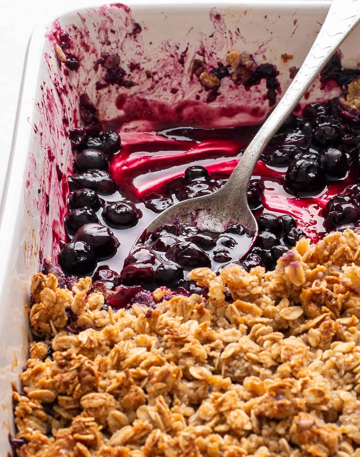 blueberry crisp