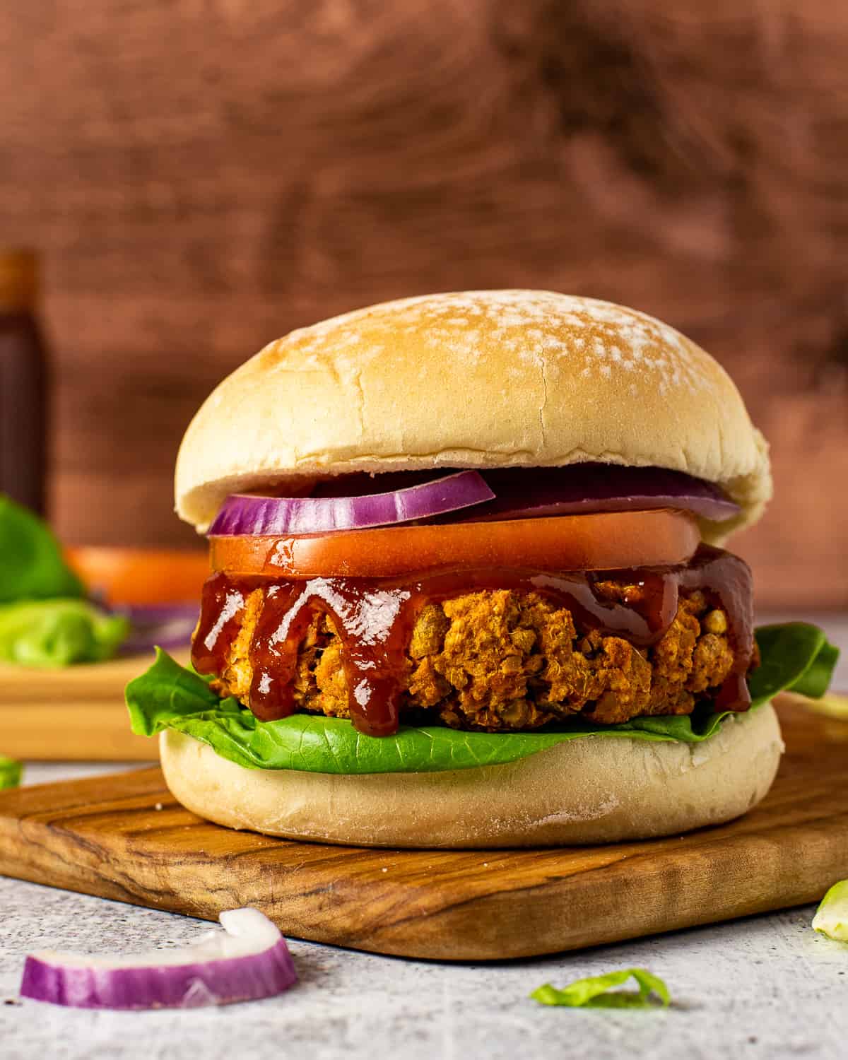barbecue sweet potato chickpea burgers, healthy vegan dinner recipes