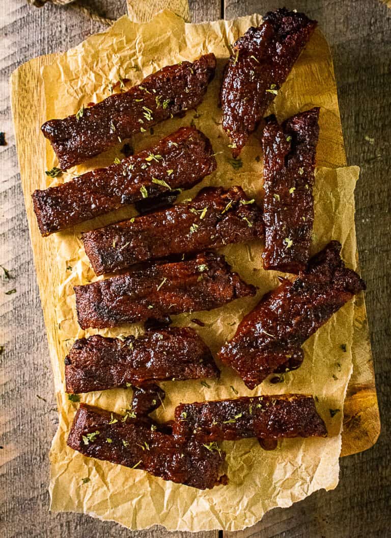 Easy Vegan BBQ Seitan Ribs - Shane & Simple