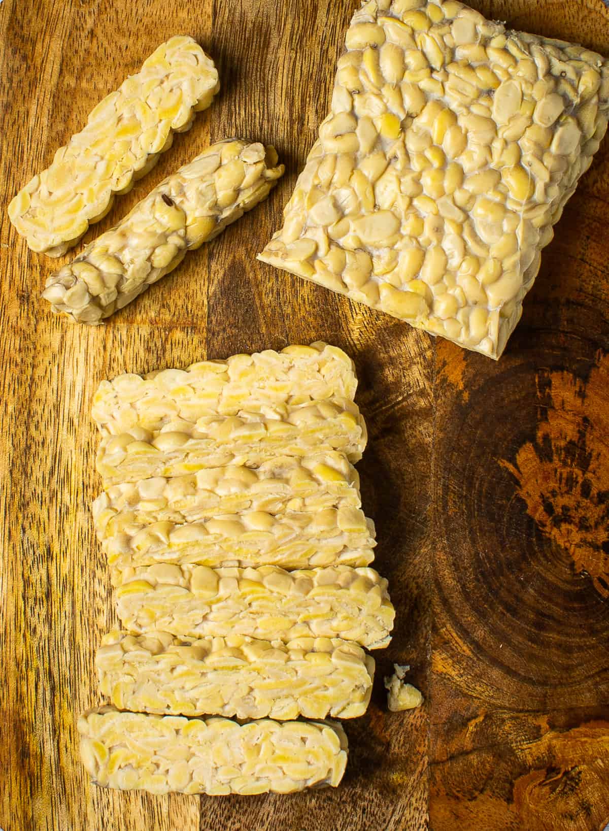 tempeh slices