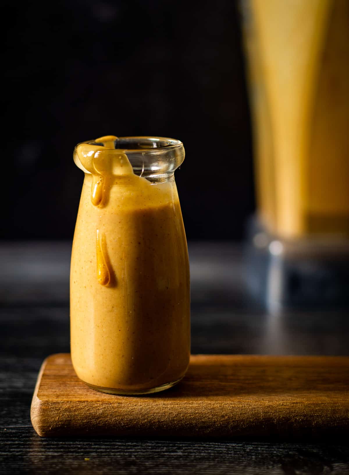 peanut sauce in bottle