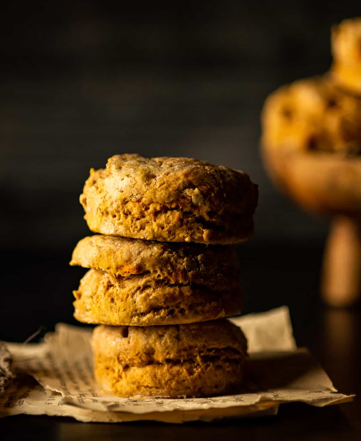 vegan sweet potato biscuits