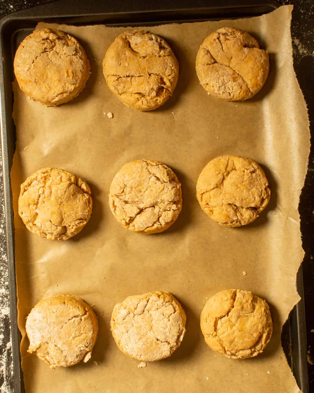 cut biscuit rounds