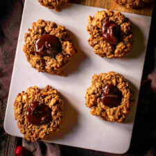 Gluten-Free Chocolate Chai-Spiced Oatmeal Cookies-image