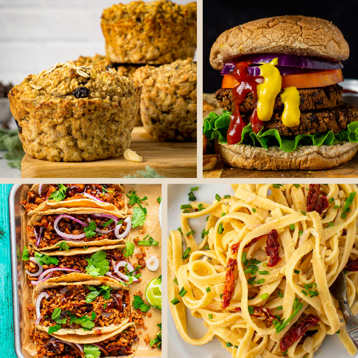 10 Easy Vegan Recipes (Healthy, Oil-Free, Beginner-Friendly)